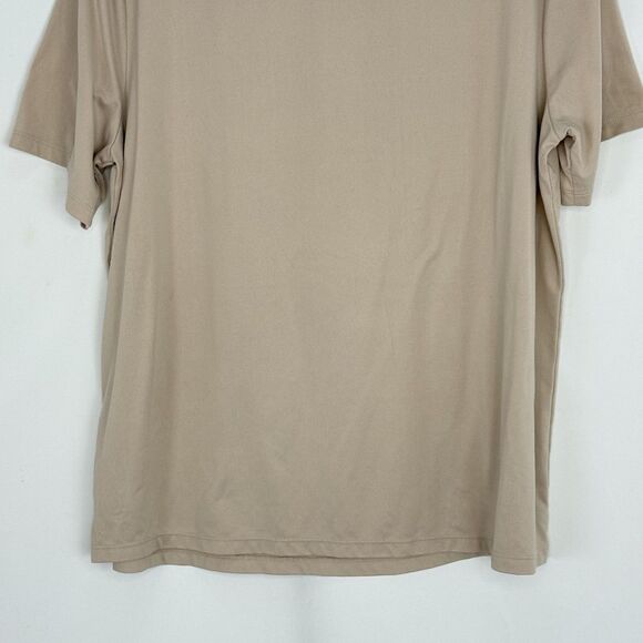 Bouffants & Broken Hearts Cozy Pajama Shirt Medium Beige - Picture 7 of 12